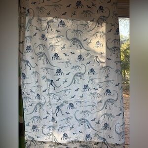 Pottery Barn Toddler/Kids Dinosaur Print Bedding Set (4 pcs), Glow in the Dark